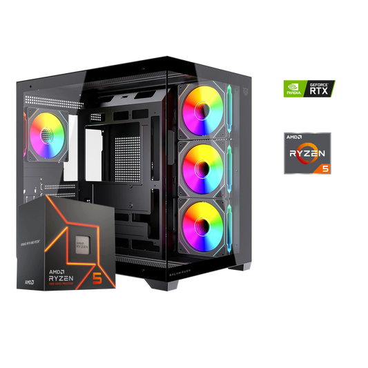 PC GAMER RYZEN 5 7600 / RTX 5060 TI 8GB / 1TB SSD / 16GB RAM
