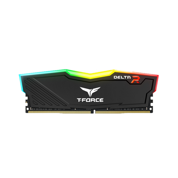 MEMORIA RAM T-FORCE 16GB (2X8) DDR4 3600 DELTA RGB (NEGRA) KIT