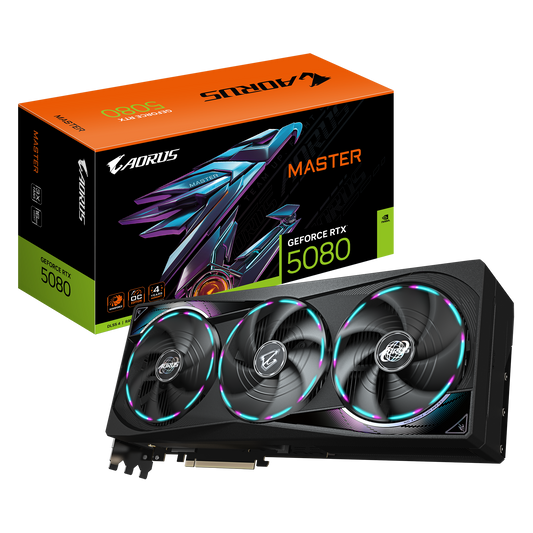 TARJETA DE VIDEO RTX 5080 AORUS MASTER 16GB