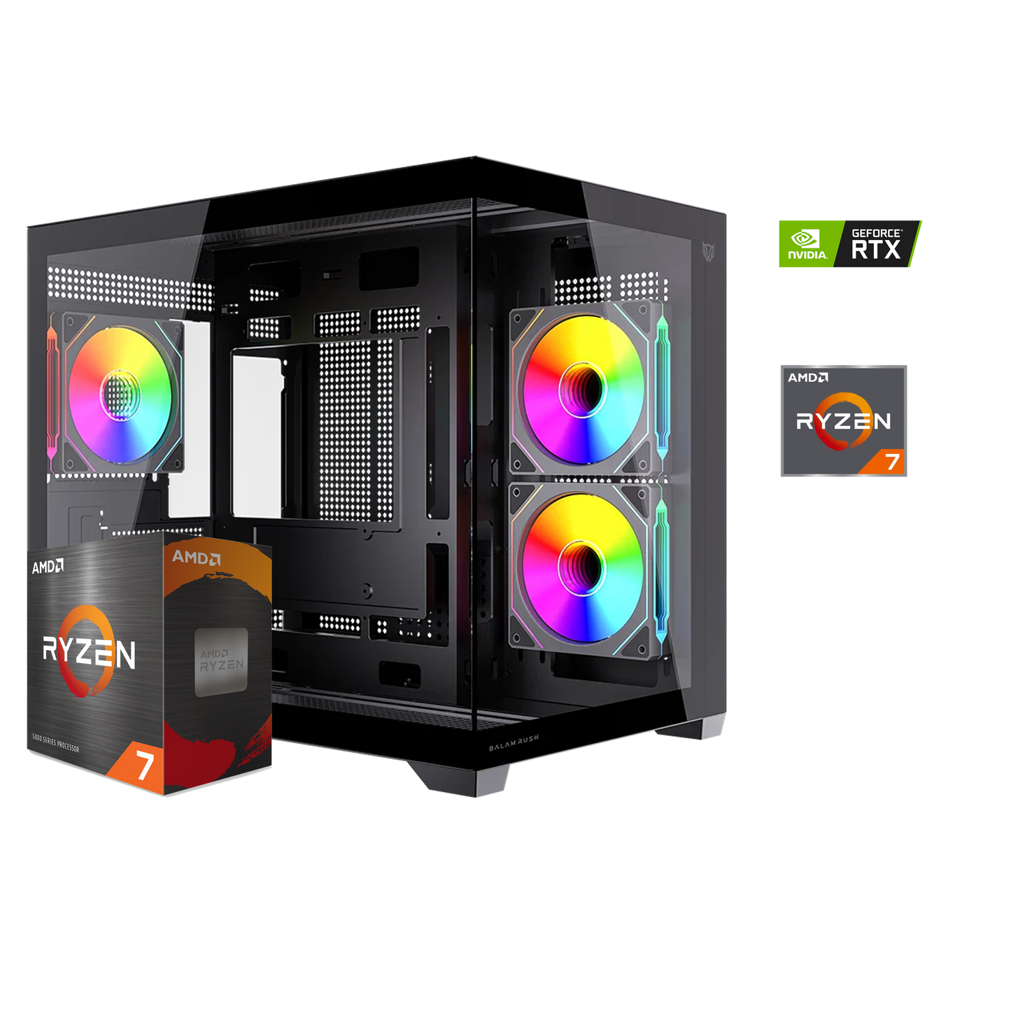 PC GAMER RYZEN 7 5700X / RTX 5060 8GB / 1TB SSD / 16GB RAM