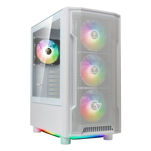GABINETE GAMDIAS ATHENA M6 LITE WHITE MESH