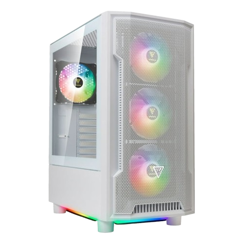 GABINETE GAMDIAS ATHENA M6 LITE WHITE MESH