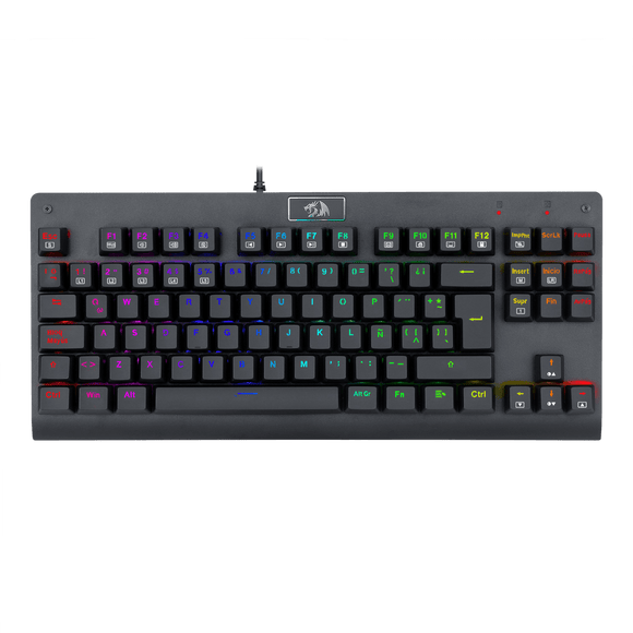 TECLADO MECÁNICO GAMER ALÁMBRICO REDRAGON DARK AVENGER K568/ TKL /SWITCH ROJO /ESPAÑOL