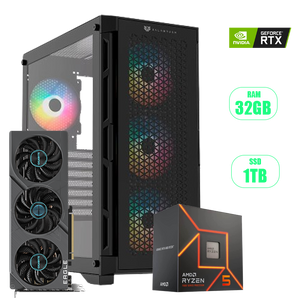 PC RYZEN 5 7600 AM5 / RTX 4060TI 8GB EAGLE / 32GB RAM / 1TB SSD