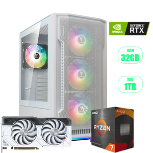 PC RYZEN 7 5700X / RTX 4070 12GB / 32GB RAM / 1TB SSD