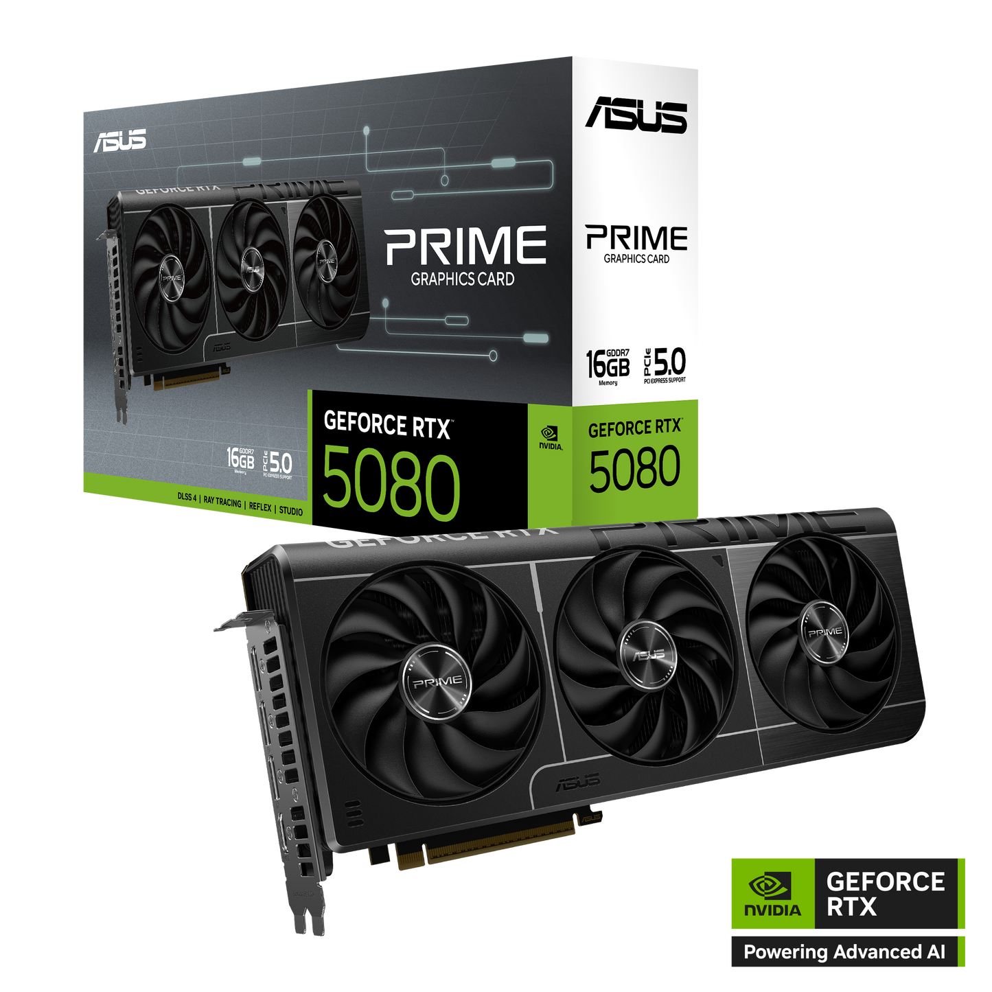 TARJETA DE VIDEO RTX 5080 16GB ASUS PRIME GDDR7  PCI EXPRESS 5.0 PRIME-RTX5080-16G
