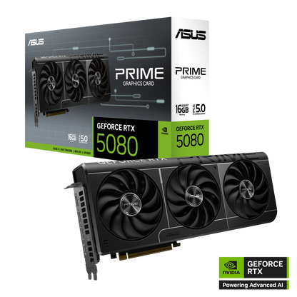 TARJETA DE VIDEO RTX 5080 16GB ASUS PRIME GDDR7  PCI EXPRESS 5.0 PRIME-RTX5080-16G