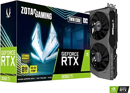 TARJETA DE VIDEO RTX 3060TI 8GB TWIN EDGE ZOTAC