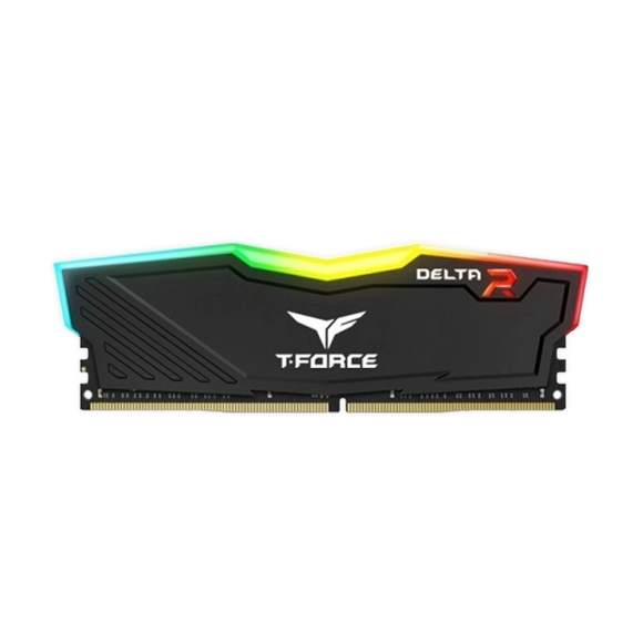 MEMORIA RAM TEAMGROUP 32GB (2X16) 3200MHZ DELTA BLACK RGB KIT