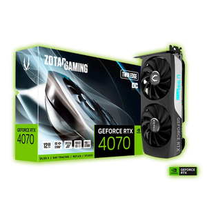 TARJETA DE VIDEO ZOTAC RTX 4070 TWIN EDGE OC 12GB (ZT-D40700H-10M)