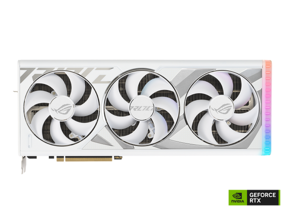 TARJETA DE VIDEO ASUS RTX 4090 ROG STRIX WHITE 24GB (ROG-STRIX-RTX4090-O24G-WHITE)