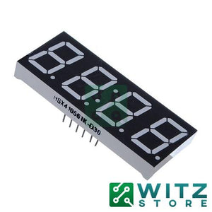 Display LED Rojo de 7 Segmentos 4 Dígitos Cátodo Común