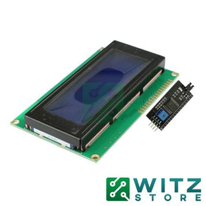 Pantalla LCD 20X4 Fondo Azul con IIC/I2C/TWI/SPI