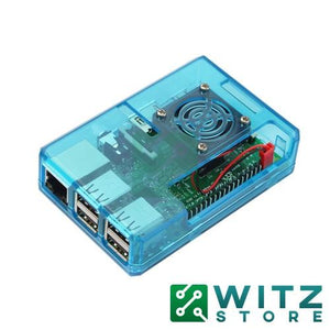 Case ABS Azul Transparente para Raspberry Pi